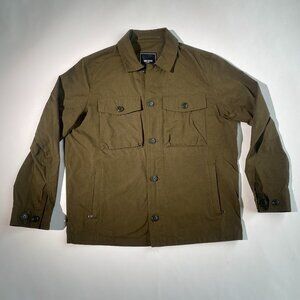 Todd Snyder Green Military Style Jacket Button-Up (Medium)